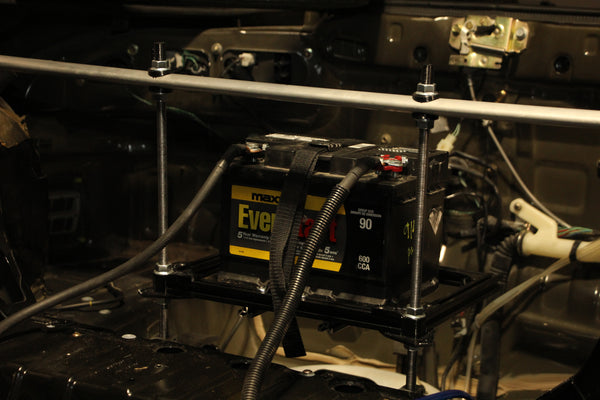 Expandable Rear-mounted Battery Tray