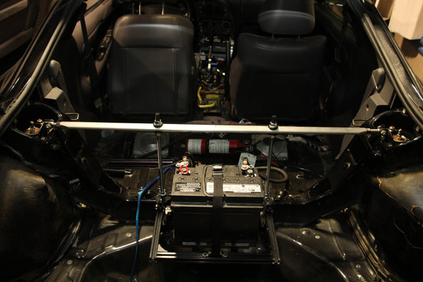 Expandable Rear-mounted Battery Tray